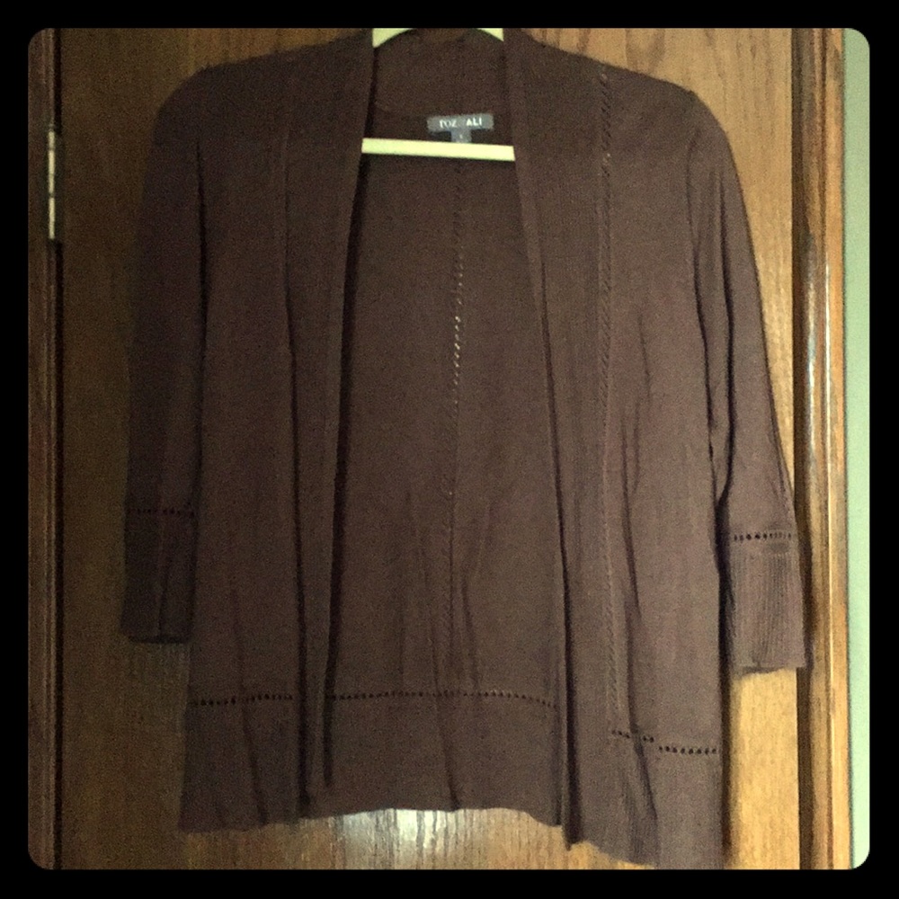 Roz & Ali brown sweater